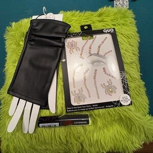 Urban Outfitters Black Leather Gloves